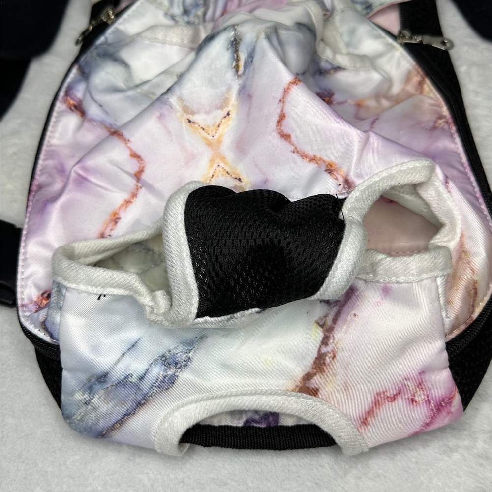 Pawaboo Dog Pet Front or Back Carrier Marble Print Large - Picture 4 of 11